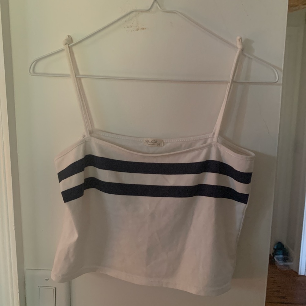Brandy Melville Crop Striped Tank